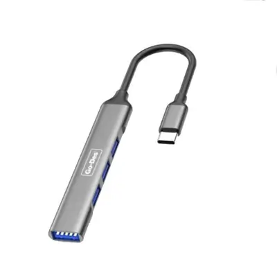 Go Des GD-UC702 4 in 1 Multi USB Station 1 x USB 3.0 port. 3 USB 2.0 inputs. 1 USB output